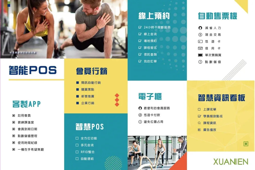 圖 璿恩資訊運動中心管理系統功能
